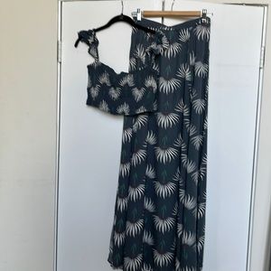 Lulus two piece skirt set